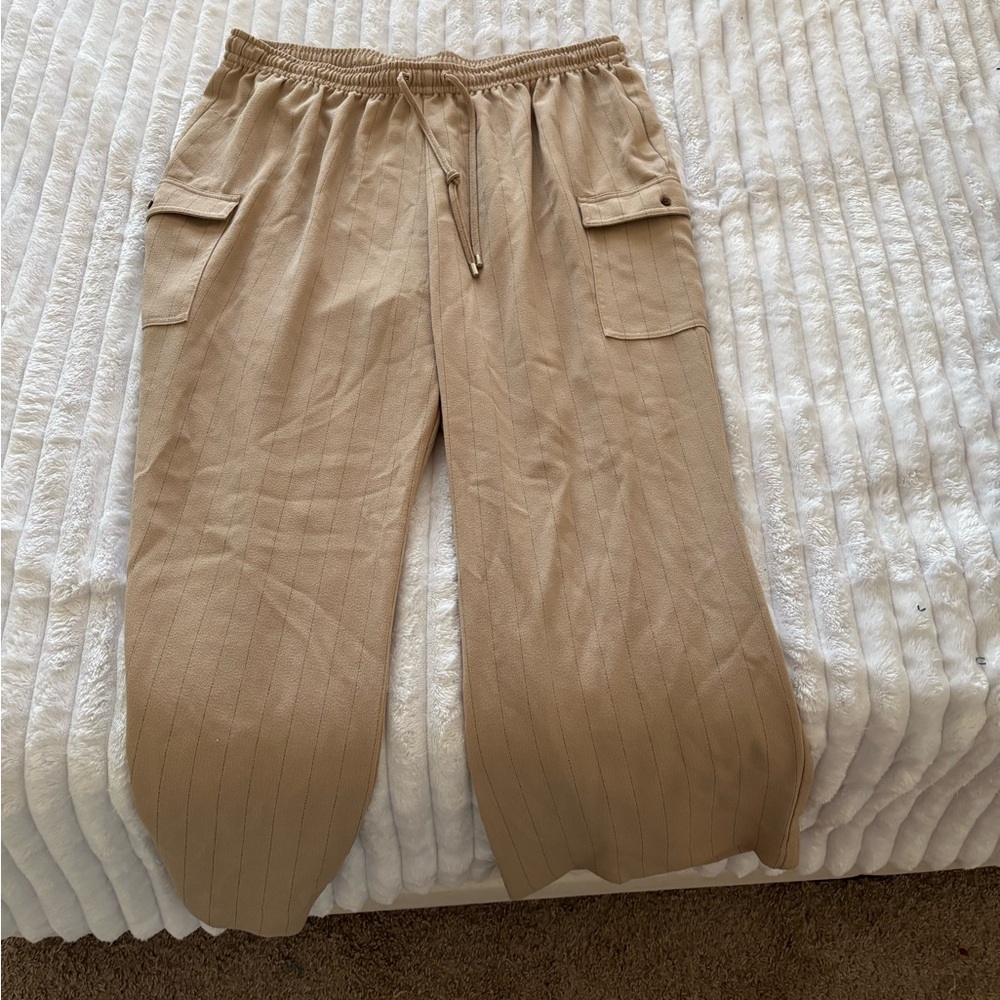 Calvin Klein Beige Cargo Pants